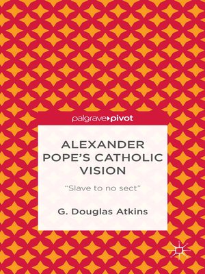 cover image of Alexander Pope's Catholic Vision